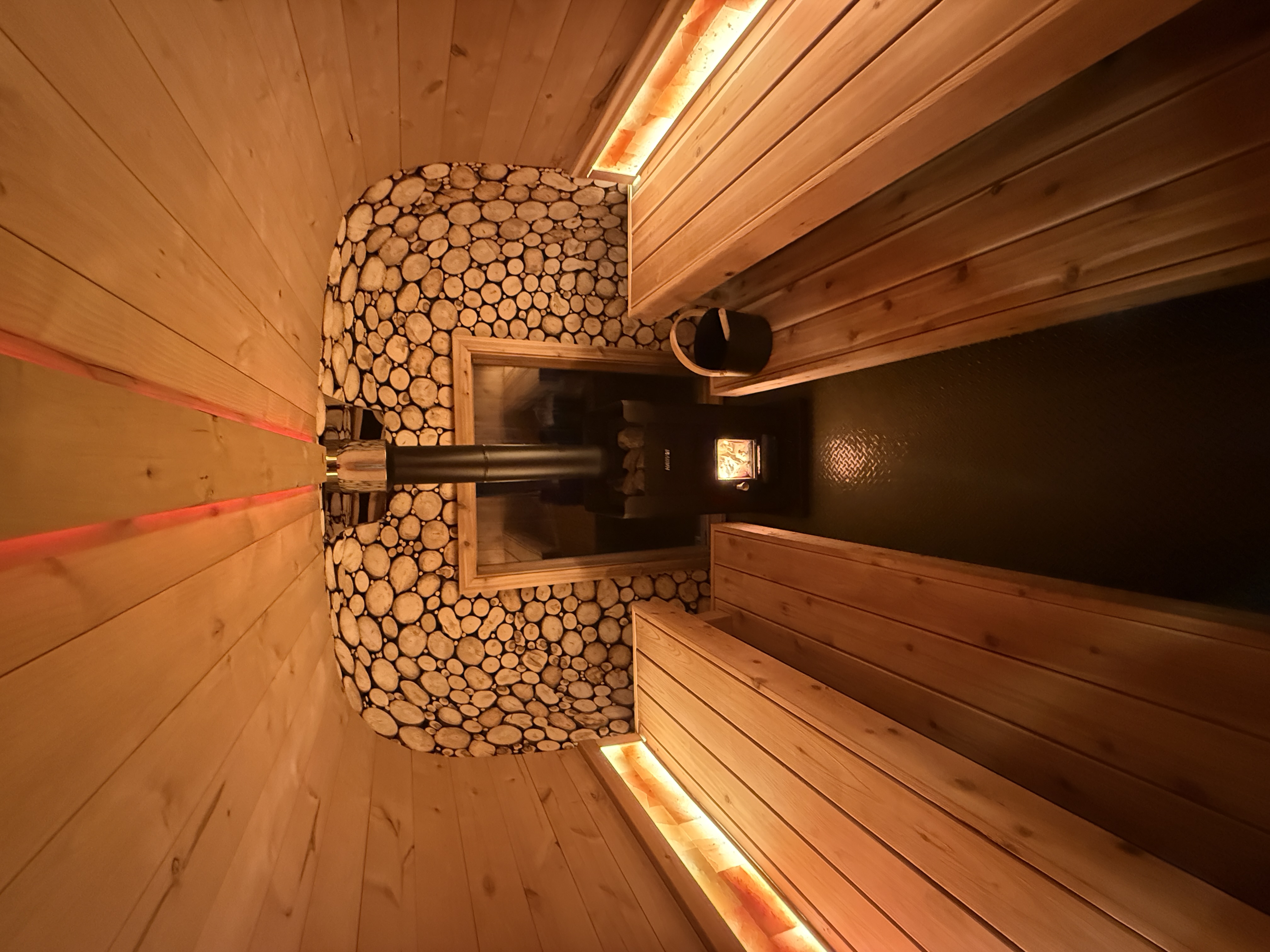 Other Builds custom sauna — custom sauna with himalayan pink salt lamps and wood cookie accents.JPG